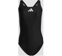 adidas Damen 3 Bar Logo Swimsuit, Black / White, 40