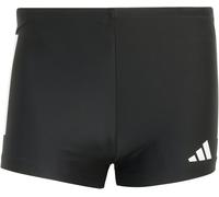 Adidas Men's 3 Stripes Swim Boxers, Black/White, L
