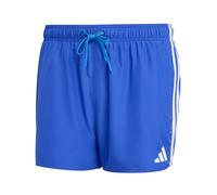 Badeshorts ADIDAS PERFORMANCE "3S BLD SH 3IN", Herren, Gr. XXXL, N-Gr, blau (semi lucid blau, weiß), Gewirkt, Obermaterial: 100% Polyester, sportlich, Badehosen (41222322-XXXL) semi lucid blau, weiß