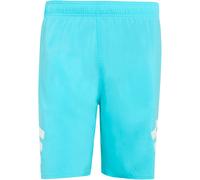 adidas 3 Stripes Swim Shorts 8 Inch lucid cyan-white (AEWW) 3XL