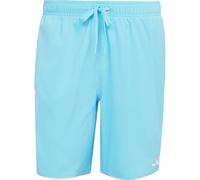 3-Streifen 8-Inch Badeshorts Lucid Cyan / White S