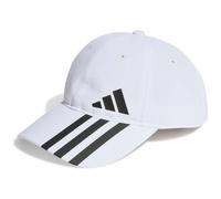 Adidas 3-Streifen AEROREADY Baseballkappe Cap, weiß OSFM