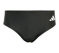 Adidas Men's 3 Stripes Swim Trunks, Black/White, M