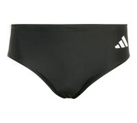 Adidas Men's 3 Stripes Swim Trunks, Black/White, M