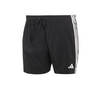 Adidas Badeshorts Herren 3-Streifen 5 Inch Schwarz L