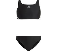 Adidas 3-Streifen Bikini Mädchen Bikini, schwarz 164