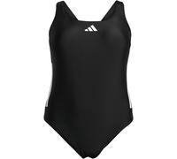 adidas Damen-Badeanzug mit 3 Streifen und C-Rücken (Übergröße), Größe XL, schwarz/weiß, XL Mehr