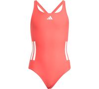Adidas 3 Stripes C-back Swimsuit Orange 14-15 Years Mädchen