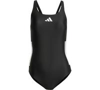 adidas Damen 3 Stripes C-Back Swimsuit Swimwear, Black/White, 40