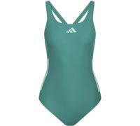 adidas 3-Stripes C-Back Damen Badeanzug grün-blau - 36