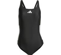 adidas Damen 3 Stripes C-Back Swimsuit Swimwear, Black/White, 42