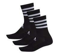 Adidas 3-Streifen Cushioned Crew 3er-Pack Socken, schwarz 46-48
