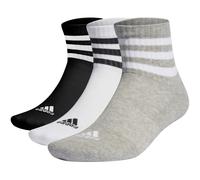 Adidas 3-Streifen Cushioned Sportswear Mid-Cut 3er-Pack Socken, grau L
