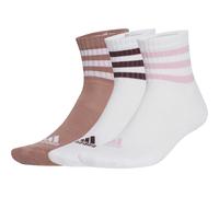Adidas 3-Streifen Cushioned Sportswear Mid-Cut 3er-Pack Socken, weiß M
