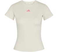 adidas 3-Streifen Studio Baby Tee Trainingsshirt Damen KY3097 - chalk white XS
