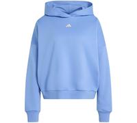 adidas 3-Streifen Studio Hoodie Damen blue fusion L