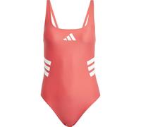 adidas - Women's 3 Stripes Uback Suit - Badeanzug, Gr. M 38, rot (SemiLucidRed/PulseMagenta)