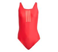 adidas 3-Streifen V-Back Badeanzug, Farbe Rot, Größe XS