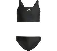 adidas 3-Streifen V-Back Bikini Mädchen JN6581 - black/white 164