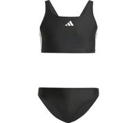 adidas 3-Streifen V-Back Bikini Mädchen JN6581 - black/white 170