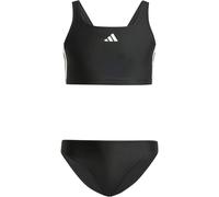 adidas 3-Streifen V-Back Bikini Mädchen JN6581 - black/white 128