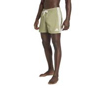 adidas 3 Stripes BLD Swimshorts Badeshorts Badehosen (DE/NL/SE/PL, Alphanumerisch, XL, Regular, Regular, Green/White)