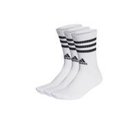 adidas 3-Stripes Cushioned Crew Socken 3er Pack - weiß -37-39