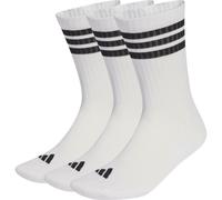 ADIDAS Herren Socken 3-STREIFEN CUSHIONED SPORTSWEAR CREW 3ER-PACK (JZ0532) 43-45 WHITE/BLACK/BLACK