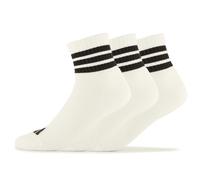 adidas - 3-Stripes Essential Concept Mid 3-Pack - Multifunktionssocken, Gr. 37-39, weiß (White/Black/Black)