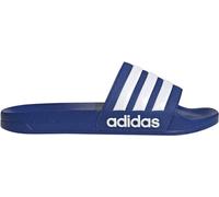 adidas 3 Stripes light Adilette Badelatschen Slides (blue, EU Schuhgrößensystem, Erwachsene, Numerisch, M, 42)