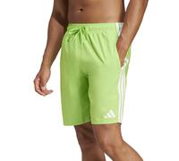 adidas 3-Streifen 8" Badeshorts Herren JD4242 - team semi sol green2/white L