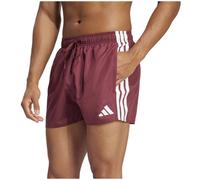 adidas 3 Stripes M - Badehose - Herren XS Bordeaux/White
