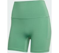 ADIDAS 3 Stripes Studio All Me Booty Short Leggings (CA485) M 13 CM Preloved Green