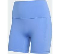 ADIDAS 3 Stripes Studio All Me Booty Short Leggings (CA485) XL 13 CM Blue Fusion