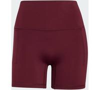 ADIDAS 3 Stripes Studio All Me Booty Short Leggings (CA485) XS 13 CM Maroon