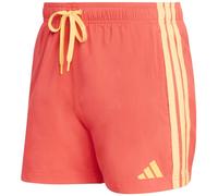 Badeshorts ADIDAS PERFORMANCE "3-STREIFEN 5-INCH", Herren, Gr. L, N-Gr, lucid rot, Obermaterial: 100% Polyester, Badehosen Badeshorts (28621605-L) lucid rot