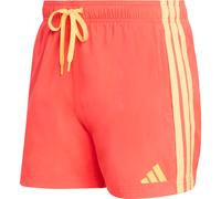 Badeshorts ADIDAS PERFORMANCE "3-STREIFEN 5-INCH", Herren, Gr. XL, N-Gr, lucid rot, Obermaterial: 100% Polyester, Badehosen Badeshorts (28621605-XL) lucid rot