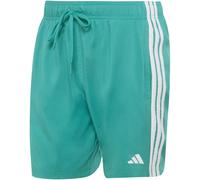 Adidas 3 Stripes Swim Shorts 8 Inch Herren Badehose, grün S