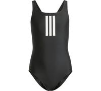 Adidas Girl's 3-Stripes Swimsuit Kids, Black/White, 4-5 Years