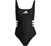 Adidas 3 Stripes U Back Swimsuit Schwarz 46 Frau