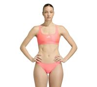 adidas Damen 3 Stripes V-Back Bikini Swimwear, Solar Turbo/Frozen Turbo, 36