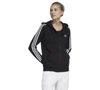 Adidas Damen Essentials 3-Stripes French Terry Full Zip Hoodie Kapuzenjacke s... L