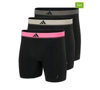 adidas 3er-Set: Boxershorts in Schwarz - Größe M | Herren Waesche