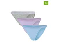 adidas 3er-Set: Slips in Lila - Größe L | Damen Unterteile