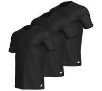 adidas 3P Active Core Cotton Crew Neck T-Shirt Schwarz Baumwolle Medium Herren