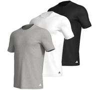 adidas 3P Active Core Cotton Crew Neck T-Shirt Schwarz/Grau Baumwolle Small Herren