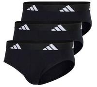 adidas 3P Active Flex Cotton Brief Schwarz Baumwolle Medium Herren