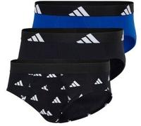 adidas 3P Active Flex Cotton Brief Schwarz/Blau Baumwolle Large Herren