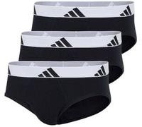 adidas Herren Slip 3er Pack-Brief (3PK) -Active Flex Cotton Unterwäsche, Black_4AM001, XXL