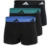 adidas 3P Active Flex Cotton Trunk Blaugrün Baumwolle Small Herren